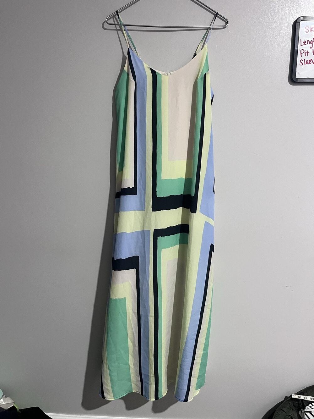 Charlie Jade Dress Womens S Multicolor Strappy Maxi Slip Dress Lined Chiffon